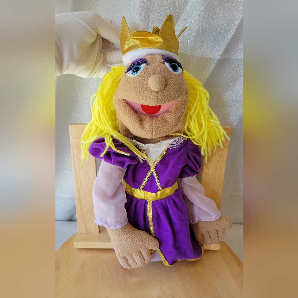 Melissa & Doug Toddler Girl's Princess Puppet Quality Stuffed Animal Toy- Great